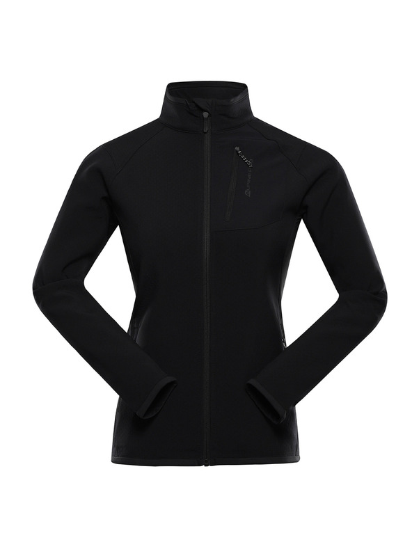 ALPINE PRO Ženska topla jopa na zadrgo ALPINE PRO MORWA black