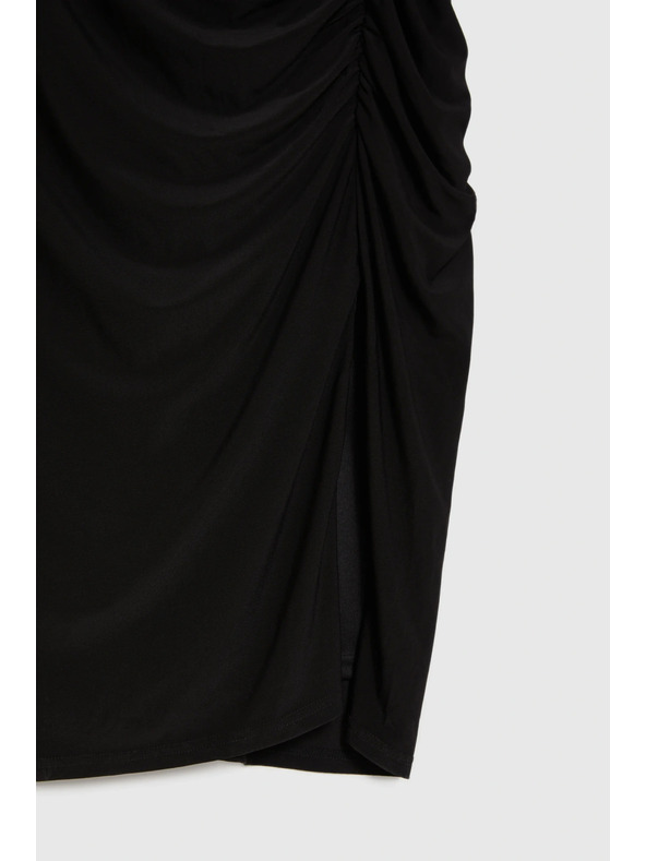 Moodo Prilegajočo obleko s poudarki črno Moodo