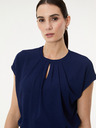 Orsay Temno modra ženska majica s kratkimi rokavi ORSAY