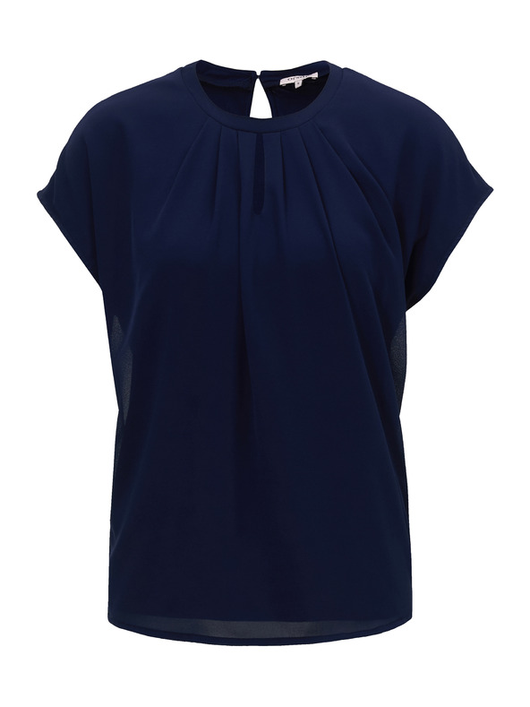 Orsay Temno modra ženska majica s kratkimi rokavi ORSAY