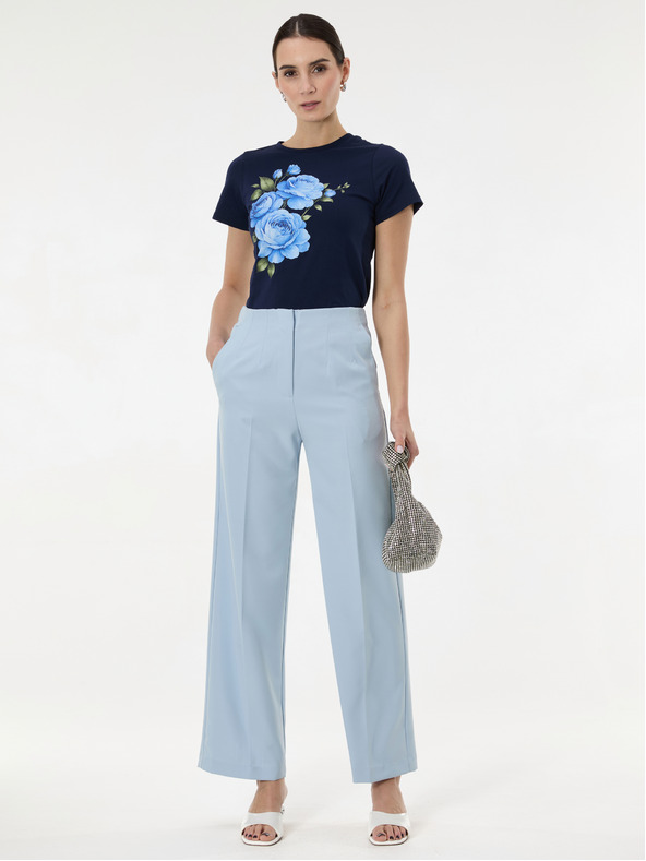 Orsay Temno modra ženska majica s potiskom ORSAY