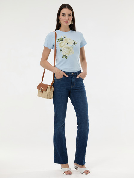 Orsay Svetlo modra ženska majica s potiskom ORSAY