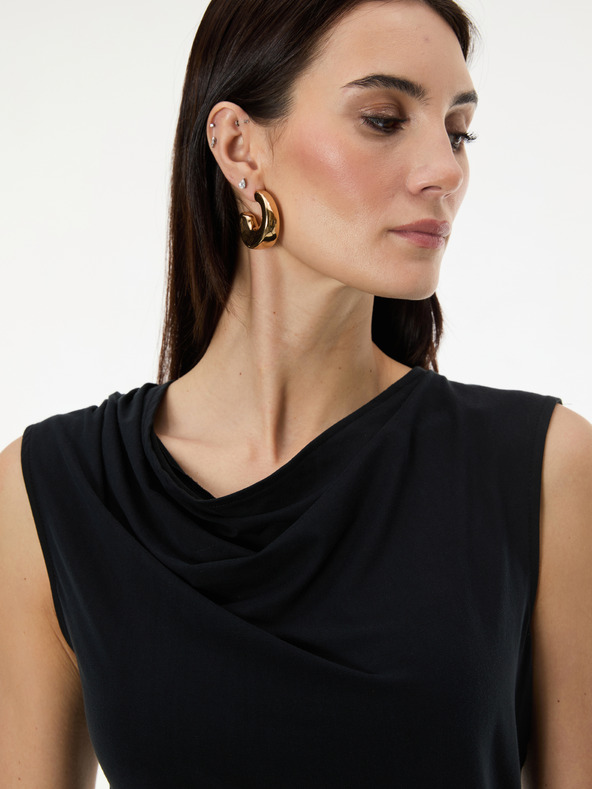 Orsay Črna ženska majica brez rokavov ORSAY