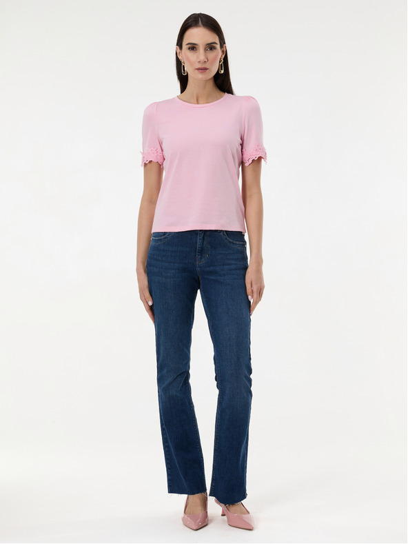 Orsay Svetlo roza ženska majica s kratkimi rokavi ORSAY