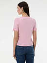 Orsay Svetlo roza ženska majica s kratkimi rokavi ORSAY