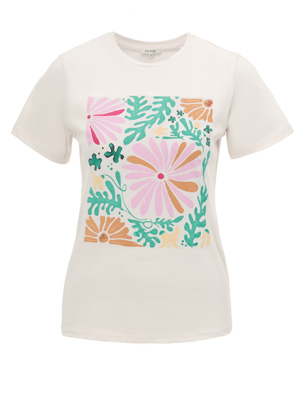Orsay Bela ženska majica s potiskom ORSAY