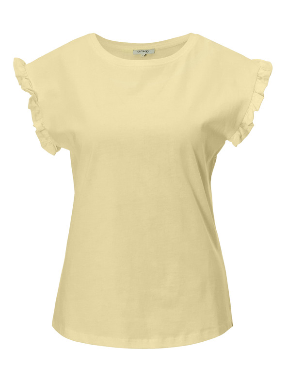 Orsay Rumena ženska majica s kratkimi rokavi ORSAY