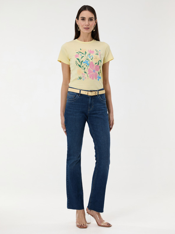 Orsay Rumena ženska majica s potiskom ORSAY