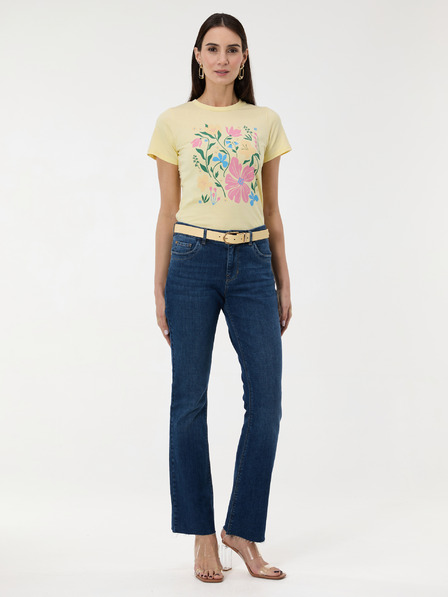 Orsay Rumena ženska majica s potiskom ORSAY