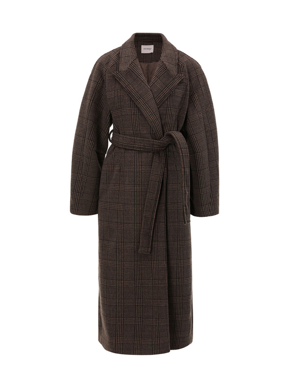 Orsay Rjav dolgi ženski plašč ORSAY