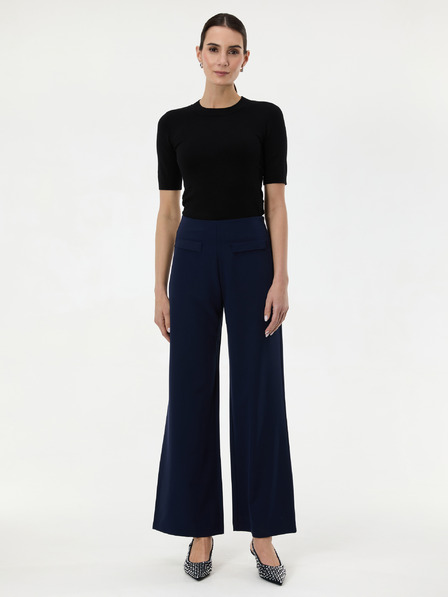 Orsay Temno modre ženske ravne hlače ORSAY