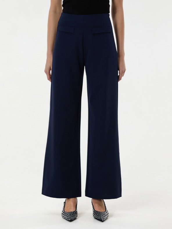 Orsay Temno modre ženske ravne hlače ORSAY