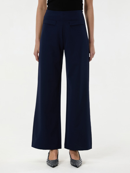 Orsay Temno modre ženske ravne hlače ORSAY