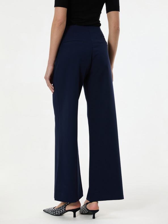 Orsay Temno modre ženske ravne hlače ORSAY