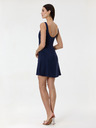 Orsay Temno modra ženska obleka brez rokavov ORSAY