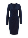 Orsay Temno modra ženska obleka do kolen ORSAY
