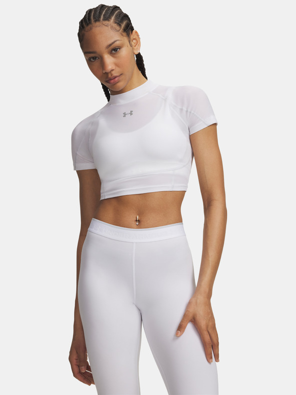 Under Armour Ženska majica Under Armour HeatGear Elite Crop Mck SS