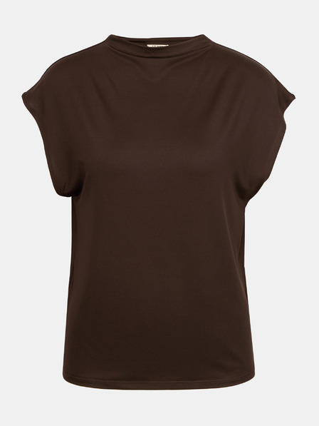 Orsay Temno rjava ženska majica s kratkimi rokavi ORSAY
