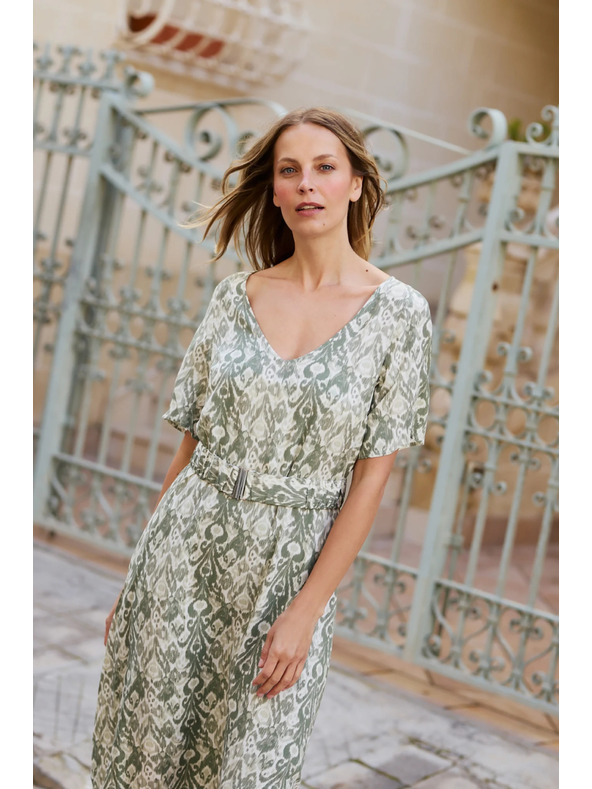 Moodo Olivne viskoze obleke Moodo