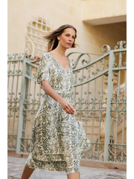 Moodo Olivne viskoze obleke Moodo