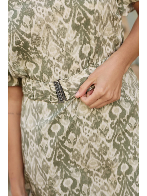 Moodo Olivne viskoze obleke Moodo