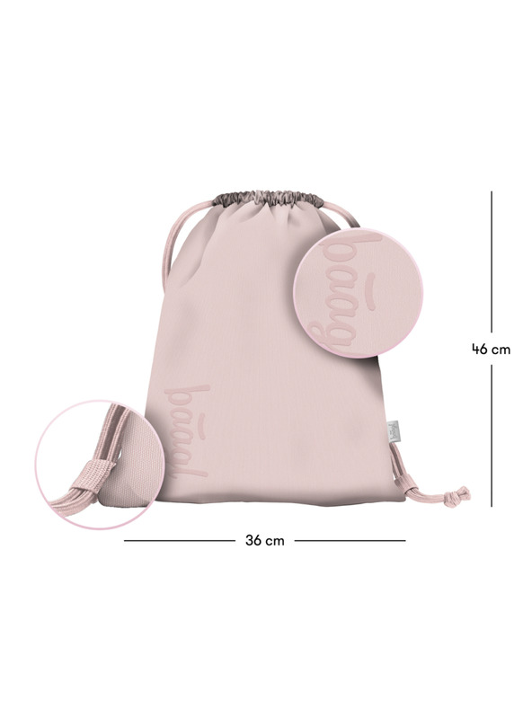 BAAGL  BAAGL 3 SET Core Creamy: nahrbtnik, peresnica, vrečka