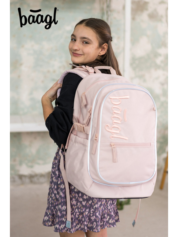 BAAGL  BAAGL 3 SET Core Creamy: nahrbtnik, peresnica, vrečka