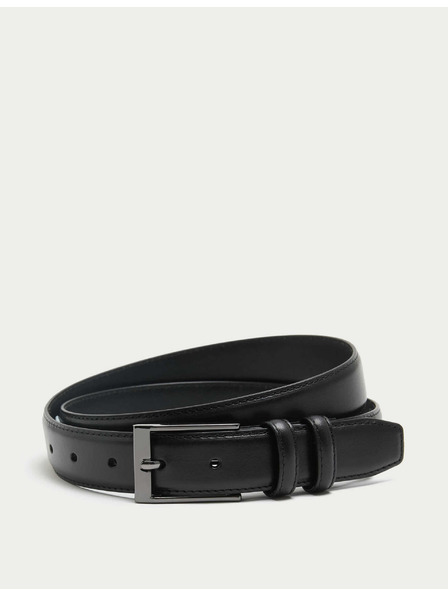 Marks & Spencer Usnjeni elegantni pas Marks & Spencer črn