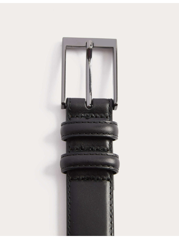 Marks & Spencer Usnjeni elegantni pas Marks & Spencer črn