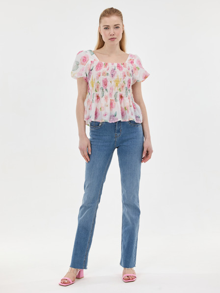 Orsay Rožnata ženska vzorčasta bluza ORSAY