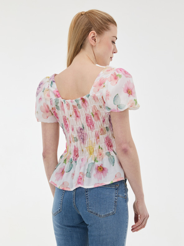 Orsay Rožnata ženska vzorčasta bluza ORSAY