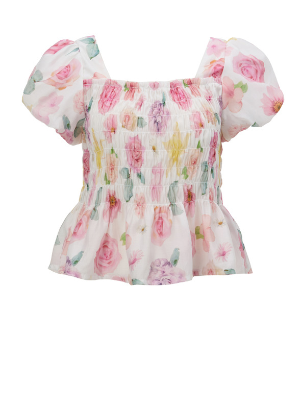 Orsay Rožnata ženska vzorčasta bluza ORSAY