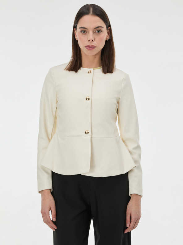 Orsay Krem ženska jakna iz umetnega usnja ORSAY