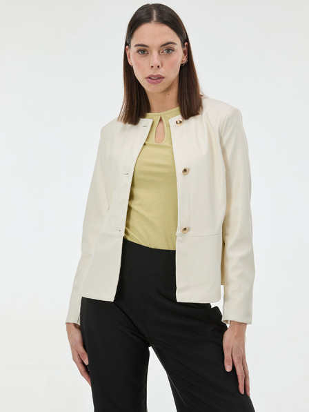 Orsay Krem ženska jakna iz umetnega usnja ORSAY