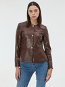 Orsay Rjava ženska jakna iz umetnega usnja ORSAY
