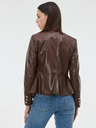 Orsay Rjava ženska jakna iz umetnega usnja ORSAY