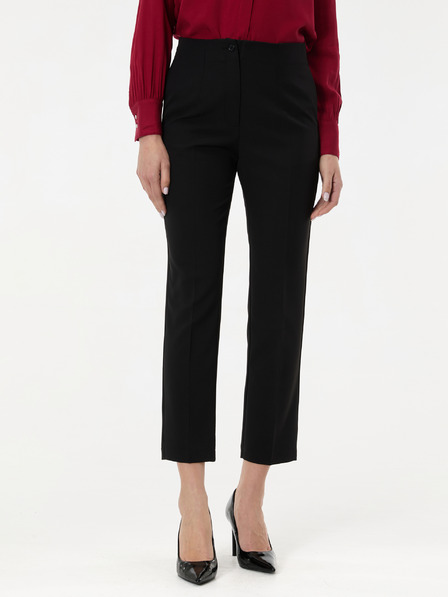 Orsay Črne ženske ravne hlače ORSAY