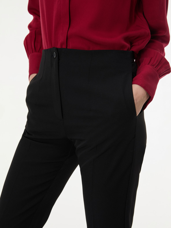 Orsay Črne ženske ravne hlače ORSAY