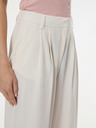 Orsay Krem ženske široke hlače ORSAY