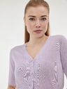 Orsay Svetlo vijolični ženski kardigan s kratkimi rokavi ORSAY