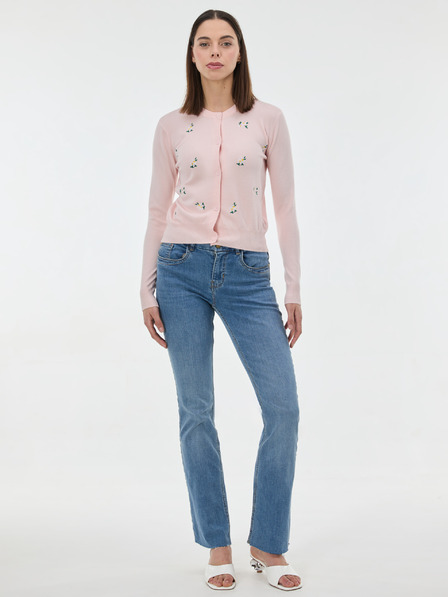 Orsay Svetlo roza ženski kardigan z vezenino ORSAY