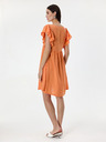 Orsay Oranžna ženska obleka do kolen ORSAY