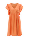 Orsay Oranžna ženska obleka do kolen ORSAY