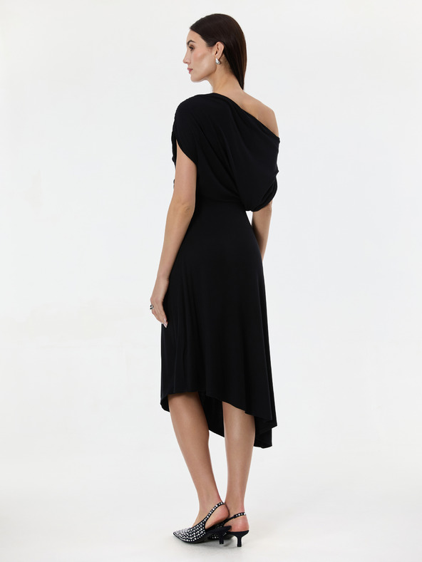 Orsay Črna ženska midi obleka ORSAY
