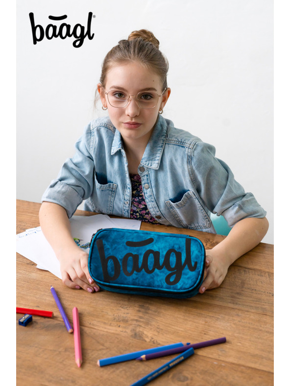 BAAGL  Modri šolski peresnik Baagl Ocean