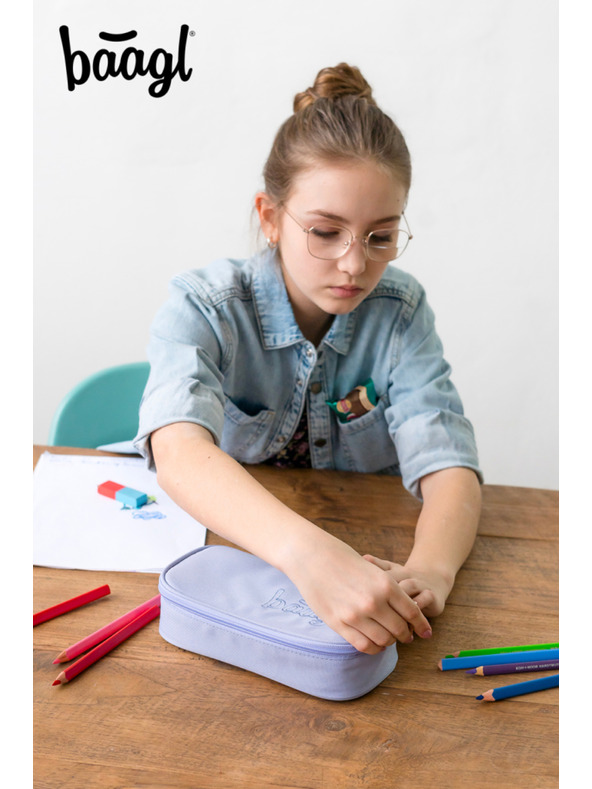 BAAGL  Vijolični šolski peresnik Baagl Lilac