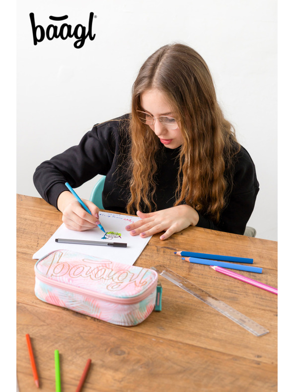 BAAGL  Roza šolski svinčnik Baagl Sunset