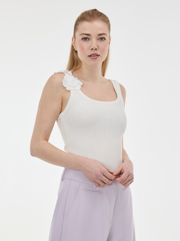 Orsay Bel ženski top z aplikacijo ORSAY