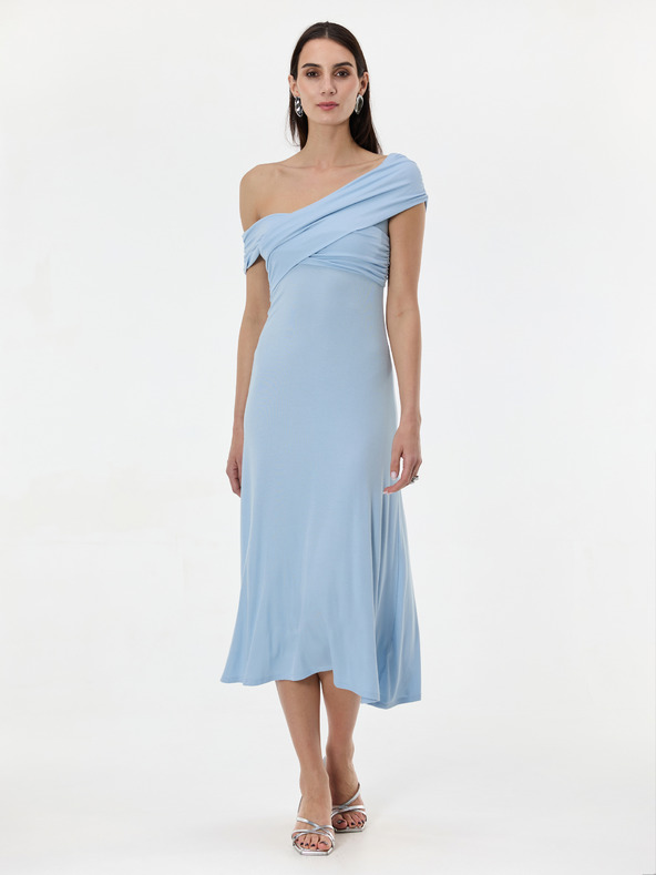 Orsay Svetlo modra ženska maksi obleka ORSAY