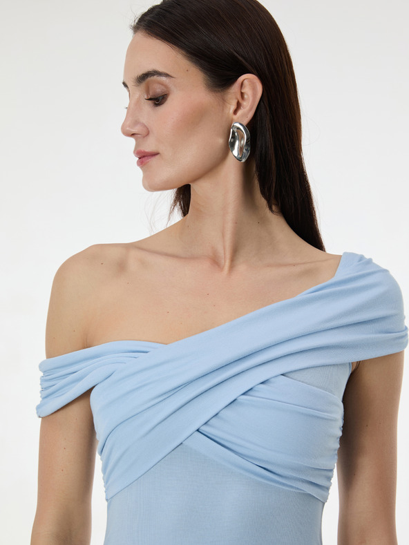 Orsay Svetlo modra ženska maksi obleka ORSAY